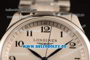 Longines Master Swiss ETA 2824 Automatic Steel Case with Steel Bezel and Steel Bracelet