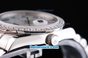 Rolex Datejust Oyster Perpetual Automatic Movement with Diamond Bezel,Diamond Dial and Blue Roman Marking