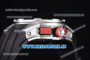 Richard Mille RM60-01 Asia Automatic Steel Case with Skeleton Dial Black Rubber Strap and Stick/Arabic Numeral Markers