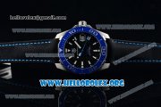 Tag Heuer Aquaracer Calibre 5 Swiss ETA 2824 Automatic Steel Case with Black Dial Black Leather/Nylon Strap