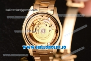 Rolex Datejust Swiss ETA 2671 Automatic Yellow Gold Case with Sliver Dial Diamonds Markers and Yellow Gold Bracelet (BP)