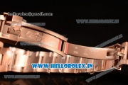 Rolex GMT-Master II Swiss ETA 2836 Automatic Rose Gold Case Black Dial With Dots Markers Rose Gold Bracelet - 1:1 Original( BP)