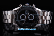 Tag Heuer Automatic Movement PVD Bezel with Black Dial