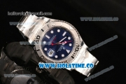 Rolex Yacht-Master Swiss ETA 2836 Automatic Full Steel with White Markers and Blue Dial - 1:1 Original (J12)