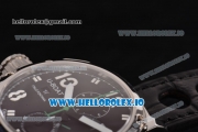 U-Boat U-51 Chrono Swiss Valjoux 7750 Automatic Steel Case with Black Dial and White Arabic Numeral Markers