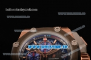 Audemars Piguet Royal Oak Offshore Miyota Quartz Rose Gold Case with PVD Bezel and Stick Markers (EF)