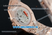 Audemars Piguet Royal Oak Swiss Quartz Rose Gold Case with Grey Dial and Rose Gold Bracelet (EF)