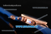 Ulysse Nardin Marine Chrono Asia Automatic Rose Gold Case with Roman Numeral Markers and Blue Dial