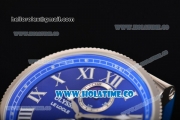 Ulysse Nardin Maxi Marine Automatic Movement Steel Case with Blue Dial and White Roman Numeral Marker-Blue Rubber Strap