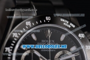 Rolex Daytona Clone Rolex 4130 Automatic PVD Case/Bracelet with Black Dial and Arabic Numeral Markers (BP)