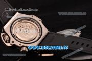 Hublot King Power Oceanographic Diver 4000 Swiss ETA 2892 Automatic Titanium Case with Black Dial and Black Rubber Strap