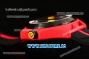 Ferrari Scuderia Ferrari Orologi 2015 Miyota 2035 Quartz Red PVD Case with Black Dial and Red Stick Markers