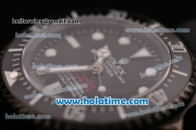 Rolex Pro-Hunter Sea-Dweller Swiss ETA 2836 Automatic PVD Case with Black Nylon Strap White Markers and Black Dial