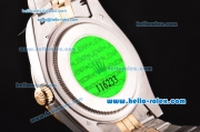 Rolex Datejust Automatic Movement Two Tone Case with Sliver Dial and Roman Marking