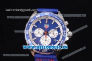 Tag Heuer Formula 1 Miyota Quartz Steel Case with Blue Dial and Blue Nylon Strap Stick Markers