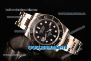 Rolex Submariner Clone Rolex 3135 Automatic Full Steel with Black Dial and White Dot Markers