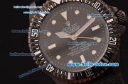 Rolex Pro-Hunter Submariner Swiss ETA 2836 Automatic PVD Case with Black Nylon Strap Black Dial