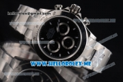 Rolex Daytona Swiss Valjoux 7750 Automatic Stainless Steel Case/Bracelet with Black Dial and Stick Markers