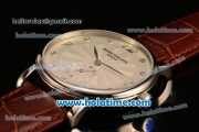 Patek Philippe Calatrava 2813 Automatic Steel Case with White Dial and Arabic Numeral/Diamonds Markers