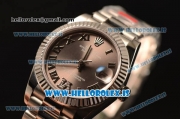 Rolex Datejust 31 Steel 2836 Auto With Steel Bracelet Grey Dial Roman Diamond