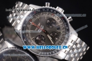 Breitling Navitimer 01 Swiss Valjoux 7750 Automatic Stainless Steel Case/Bracelet with Grey Dial and Stick/Arabic Numeral Markers