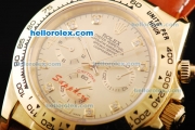 Rolex Daytona Oyster Perpetual Automatic Movement Gold Case and Golden Dial