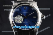 Rolex Oyster Perpetual Air King Clone Rolex 3132 Automatic Stainless Steel Case/Bracelet with Blue Rhodium Dial and Stick Markers - 1:1 Original (JF)