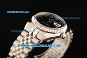 Rolex Datejust Swiss ETA 2836 Automatic Movement Full Steel with Black Dial and Roman Numeral Markers