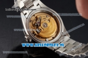 Rolex Datejust Swiss ETA 2671 Automatic Steel Case with Grey Dial Diamonds Markers and Steel Bracelet (BP)