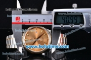 Tudor Prince Rotor Swiss ETA 2824 Automatic 18K White Gold/Rose Gold with Rose Gold Dial and Stick Markers - 1:1 Original