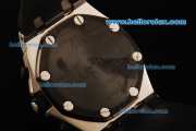 Audemars Piguet Royal Oak Offshore Chronograph Swiss Valjoux 7750 Automatic Movement Steel Case with Black Bezel and Black Rubber Strap