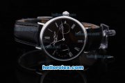IWC Portugieser F.A. Jones Mon Phase Automatic with Black Dial