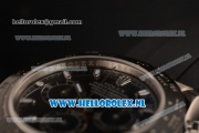 Rolex Daytona Chronograph 7750 Auto Steel Case with Black Dial and Black Rubber Strap - 1:1 Origianl