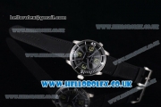 BlancPain Fifty Fathoms 500 Fathoms Japanese Miyota 8205 Automatic Steel Case with Black Dial and Black Nylon Strap