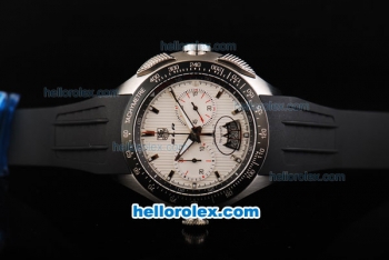 Tag Heuer Mercedes-Benz SLR Calibre 17 Swiss Valjoux 7750 Automatic Movement Black Bezel with White Dial and Silver Stick Markers