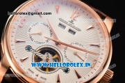 Jaeger-LECoultre Master Asia Automatic Rose Gold Case with White Dial and Stick/Arabic Numeral Markers