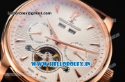 Jaeger-LECoultre Master Asia Automatic Rose Gold Case with White Dial and Stick/Arabic Numeral Markers