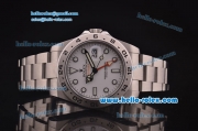 Rolex Explorer II 43mm Rolex 3187 Movement Steel Case/Strap with White Dial