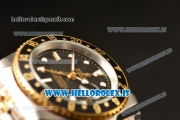 Rolex GMT-Master Vintage Black Dial With Black Bezel 2813 Auto Two Tone Jubilee