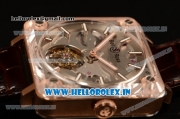 Bell & Ross BR X2 Tourbillon Manual Winding Rose Gold Case With Alligator Strap All Sapphire