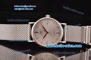 IWC Portofino Swiss ETA 2892 Automatic Steel Case with Gold Stick Markers and Silver Dial