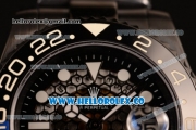 Rolex GMT-Master II Batman Skeleton Swiss ETA 2836 Automatic PVD Case with Black Dial and PVD Bracelet