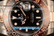 Rolex GMT-Master II 2836 Auto Steel/Rose Gold Case with Black Dial and Two Tone Bracelet