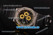 Audemars Piguet Royal Oak Offshore Chrono Miyota OS10 Quartz PVD Case with Black Dial and Rose Gold Arabic Numeral Markers