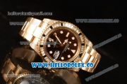 Rolex GMT-Master II Diamond Bezel With Original Functional Movement YG Case 116758SANR