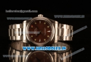 Rolex Milgauss Vintage Steel Case With Brown Dial Yellow Dot Oyster Bracelet