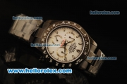 Rolex Daytona Chronograph Swiss Valjoux 7750 Automatic Movement Full PVD with White Dial and White Markers