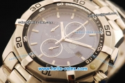 Tag Heuer Aquaracer Chronograph Miyota Quartz Movement with Blue Dial and Silver Stick Markers