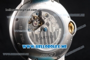 Cartier Ballon Bleu De Large Asia 2813 Automatic Two Tone Case/Bracelet with Silver Dial and Roman Numeral Markers