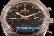 Omega Speedmaster '57 Co-Axial Chronograph Clone Omega 9300 Automatic Steel Case/Bracelet with Black Dial and Stick Markers (EF)